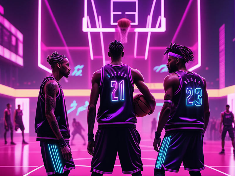 太豪华了！22年湖人群星阵容，里夫斯在角落站如喽啰